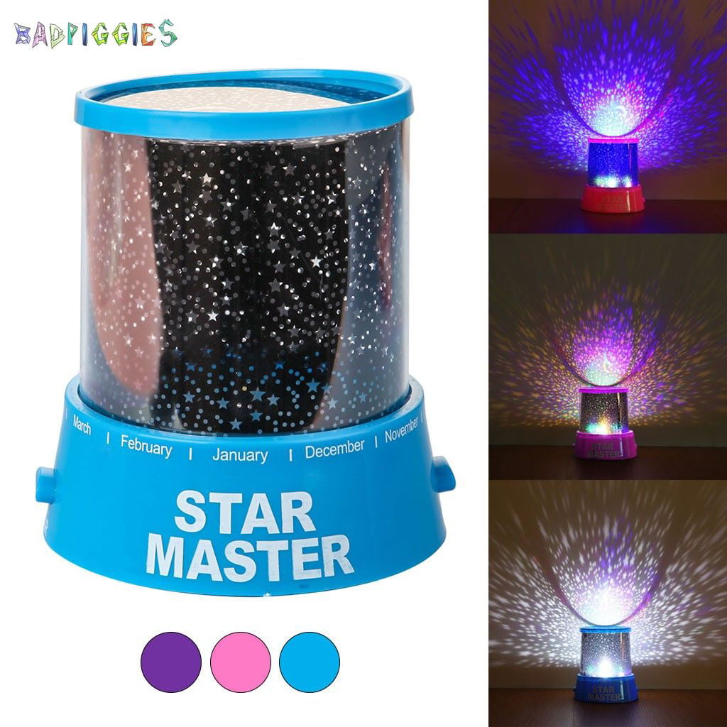 LED Star Master Sky Night Lights Cosmos Starry Projector Hot Bedroom Lamp I9U4 