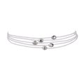 thumbnail image 3 of Qarigey 3 Pieces Waxed Mountain Bracelet Simple Rustproof Alloy Accessories DIY Exquisite Bangle Jewelry Craft Climbers Chains Type1 NO1, 3 of 6