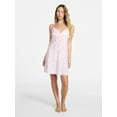 thumbnail image 2 of No Boundaries Sleepwear Slip Dress, Women's XS-XXL, 2 of 5