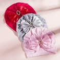 thumbnail image 4 of Forzero European And American Infant Solid Color Bow Rhinestone Cap, 4 of 5