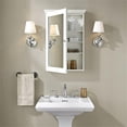 thumbnail image 6 of LYDIA MIRRORED WALL CABINET IN WHITE, 6 of 9
