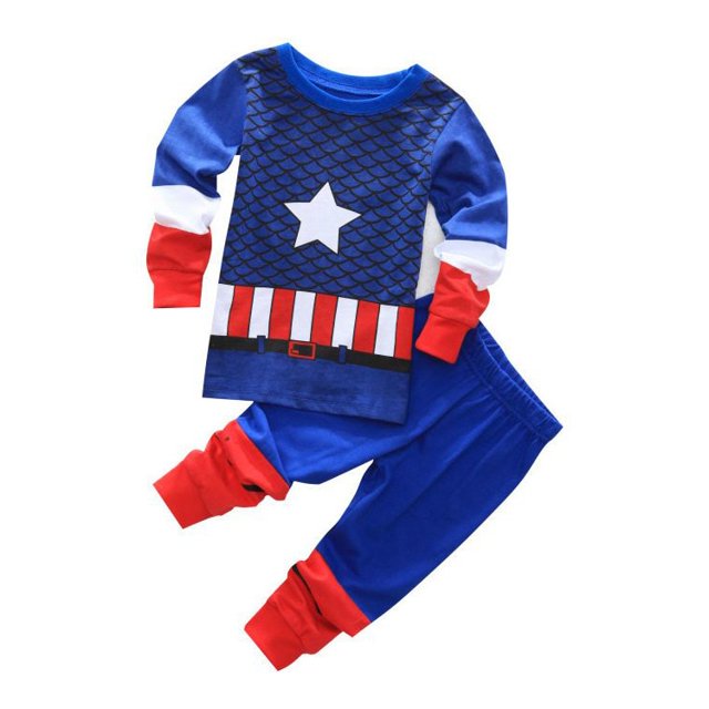 Conjuntos de Spiderman para niños, ropa de dormir con estampado de dibujos animados de Elsa y Anna, pijamas familiares para niñas, ropa de dormir para niños, pijamas para bebés