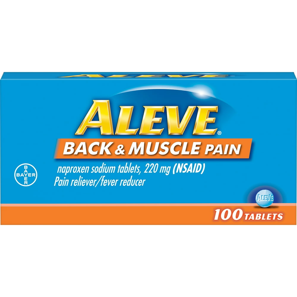 Aleve Back & Muscle Pain Reliever/Fever Reducer Naproxen Sodium Tablets