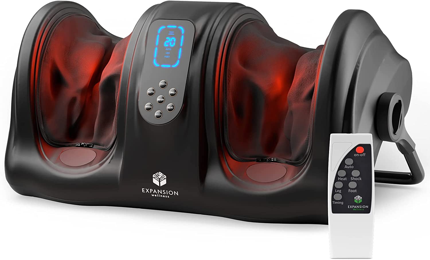 Expansion Wellness Shiatsu Foot Massager Machine With Heat Foot And Calf Massager For Plantar
