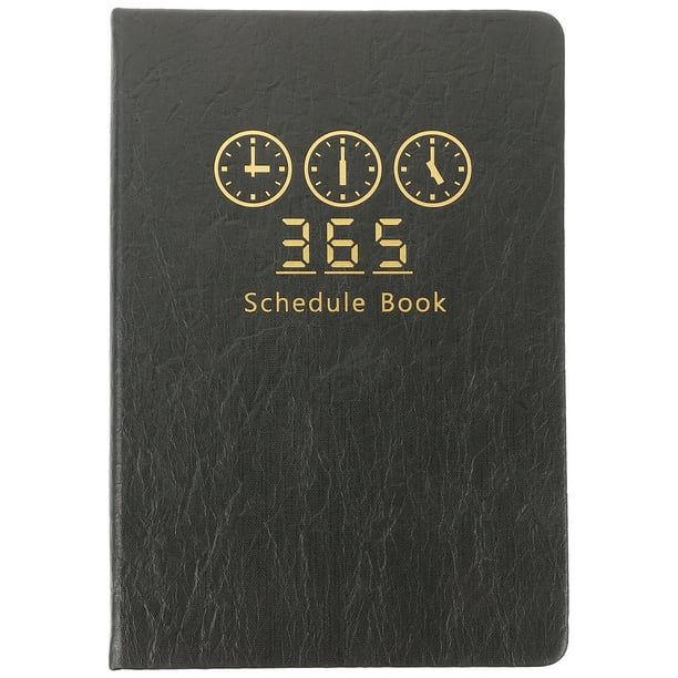GOOHOCHY Notebook de Daily Planner 2024 Horario de la oficina de bloc de notas inglesas Bloc de notas para hacer el planificador