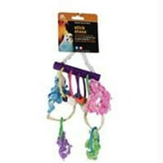 Prevue Pet Products Inc-Stick Staxs Hula Hoops- Multicolored Small-medium