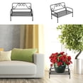 thumbnail image 3 of EeaseMX 1pc duradero soporte de planta en forma de silla de silla Patio de pantalla de metal, 3 of 7