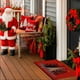 thumbnail image 4 of xihome Tapete navideño de polister decorativo, antideslizante, para cocina, baño o entrada. Medidas: 42 x 75 cm. Lavable., 4 of 6