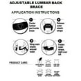 thumbnail image 5 of Mueller Adjustable Lumbar Back Brace with Removable Pad, Plus Size, Fits Waist Sizes 50" - 70", 5 of 6