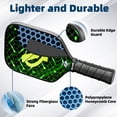 thumbnail image 4 of Juego de palas de pickleball aprobado por YILLOG USAPA con pelotas y toallas, 4 of 7