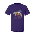 thumbnail image 2 of Wild Bobby, And Into The Forest I Go To Lose My Mind, Animal Lover, Men Graphic Tee, Purple, Medium, 2 of 4
