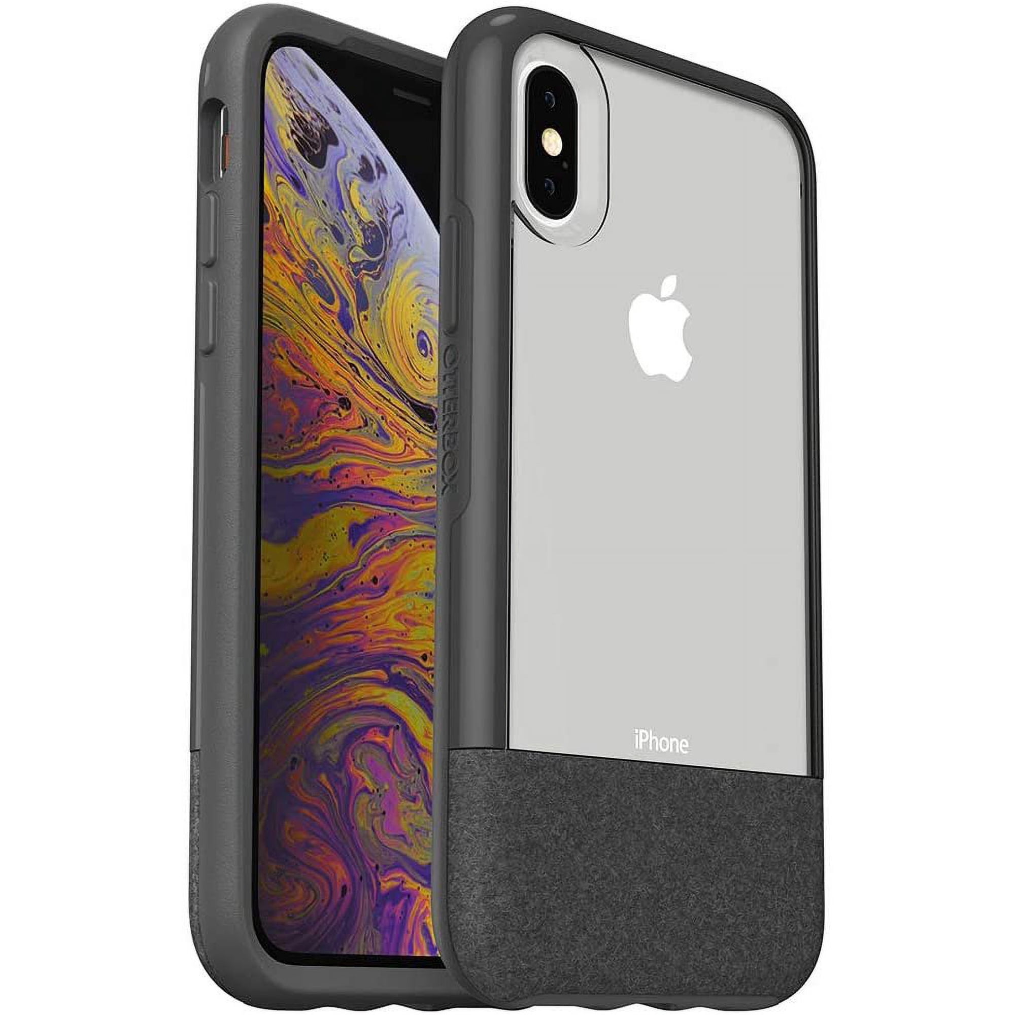 OtterBox Clear case for iPhone Xs and iPhone X, Lucent Storm