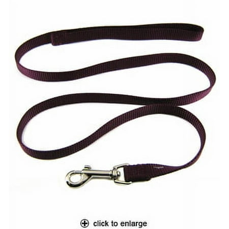 UPC: 0013227058099 | Hamilton 5/8-Inch Single Thick Nylon Lead with Swivel Snap 6 feet Black