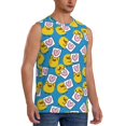 thumbnail image 2 of Fotbe Lovely Duck Men's Camiseta sin Mangas Estampada para Hombres, Playera Casual para Gimnasio, Entrenamiento, Playa-Medium, 2 of 7