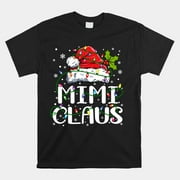 Mimi Claus Shirt Christmas Lights Pajama Family Matching Shirt