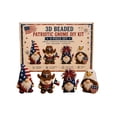 thumbnail image 2 of JJV 3D Beaded Gnome DIY Kit, DIY Handmade Bead Art Set for Beginners, Funny Handmade Gnome DIY Decor with Instructions Gift Ideas, 2 of 7