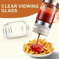 thumbnail image 5 of No-Drip Glass Honey Syrup Dispenser with Handle 9oz Black, 5 of 6
