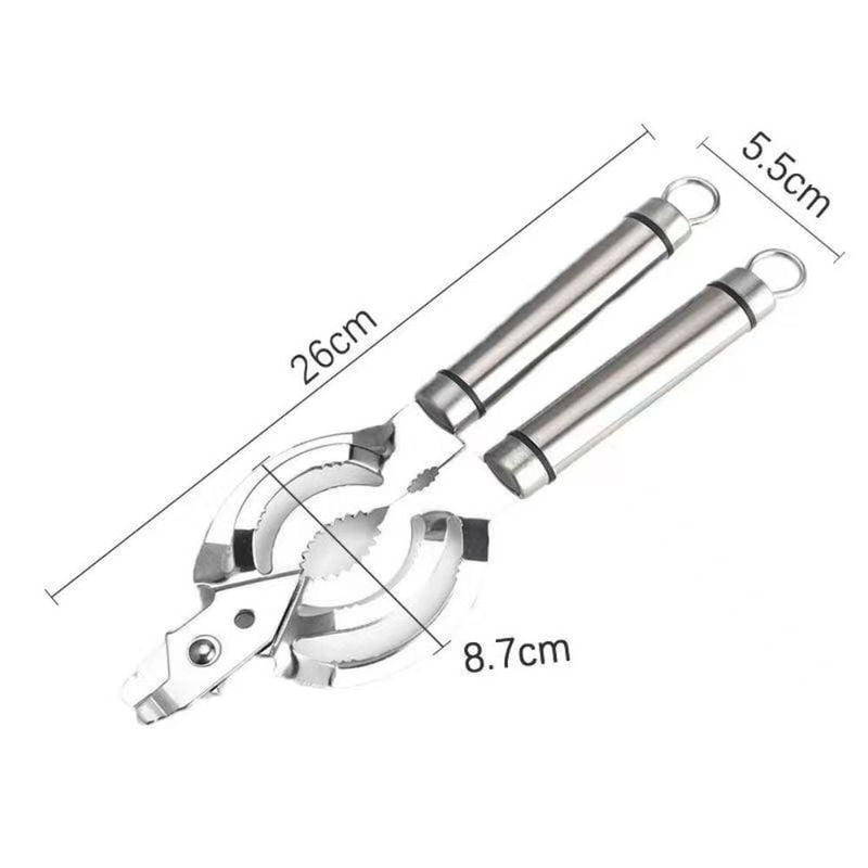 Stainless Steel Can Opener Adjustable Anti-rust Jar Lid Gripper Effortless Multifunctional Effortless Bottle Opening Tool Picnic