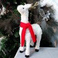 thumbnail image 2 of Holiday Time White Reindeer Decoration, 2 of 2