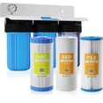 thumbnail image 1 of Max Water 3 Stage (Sediment, Odor & Improving Taste) 10x4.5 Inch Water Filtration System Whole House, 1 of 7