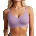 thumbnail image 1 of Seamless Full Coverage Lift Bra for Everyday Wear – Wireless V Shaping Underwear Providing Strong Bust Support and Comfortable Fit, 1 of 6