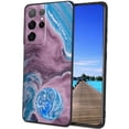 thumbnail image 1 of Compatible with Samsung Galaxy S21 Ultra Phone Case, Blue-Marble-52 Case Silicone Protective for Teen Girl Boy Case for Samsung Galaxy S21 Ultra, 1 of 1