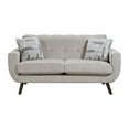 thumbnail image 4 of Lexicon Janne 2-Piece Microfiber Sofa Set in Tan, 4 of 13