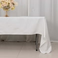 thumbnail image 6 of Efavormart 60x126" Rectangle Tablelinens Commercial grade 100% Cotton Tablecloth For Wedding Party Home Decor - White, 6 of 11