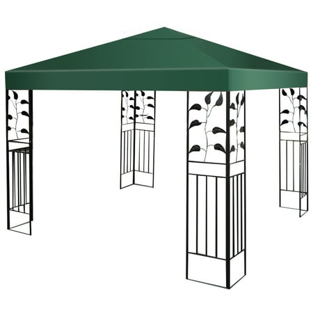Costway 10' X 10' Gazebo Top Cover Patio Canopy Replacement 1-Tier 3 Color