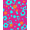 Pink, Pattern 3, variant on ODIKA 5'x7' Machine Washable Non-Slip Area Rug, Cheerful Confetti Explosion Door Cartoon Style High Traffic Rug, Blue, 723228