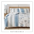 thumbnail image 5 of Nautical Quilt Set - Lightweight, Soft, All-Season - 2-Piece Reversible Bedding Set (Twin / Twin XL, Flag Stripe / Ocean Stories), 5 of 6