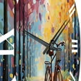 thumbnail image 5 of Designart "Bicycle Joyful Rides Painting II" Transportation Oversized Wall Clock, 5 of 5