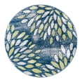 thumbnail image 2 of Unique Loom Sumter Collection Area Rug - Rhett (5' 1" Round Navy Blue/Ivory), 2 of 6