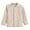 Beige, variant on Zwiiyzr 3-8Y Kid's Boys Girls Polar Fleece Jackets Coats Button Up Stand Collar Long Sleeve Jacket for Spring Fall Beige