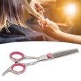thumbnail image 1 of Hairdressing Thinning Scissors, Thinning Hair Scissors Stainless Steel  For Home For Hairdressers, 1 of 8