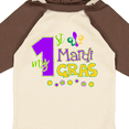 thumbnail image 4 of Inktastic My 1st Mardi Gras with Dots Boys or Girls Long Sleeve Baby Bodysuit, 4 of 5