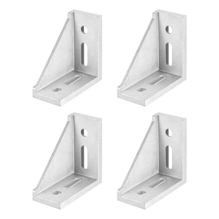 

4Pack Inside Corner Bracket Gusset 88x88x42mm 4590 for 4545/5050 Series Aluminum Extrusion Profile Silver