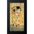 thumbnail image 2 of Gustav, Klimt 9x14 Black Modern Framed Museum Art Print Titled - The Kiss, 2 of 5