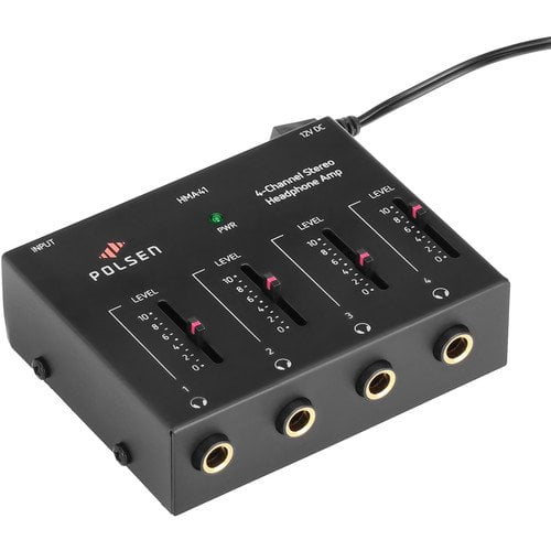 Polsen HMA-41 4-Channel Stereo Headphone Amplifier | Walmart Canada