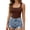 Brown, variant on Built in Comfort Bra Tanktop, Womens U Neck Shapewear Built-in Bra Tank High Strechy Sleeveless Slim Fit Tops Valentine's Day Gift Blue S