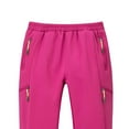 thumbnail image 4 of ATOGUTA Kids Ski Pants Warm Fleece Windproof Water Proof Outdoor Hiking Ski Pants Size 6-17, Hot Pink, 4 of 4