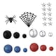 thumbnail image 5 of Adorno para tarta de arañas, decoración de telarañas, bolas rojas y azules, decoración temática para fiestas infantiles, para , niños y, 5 of 8