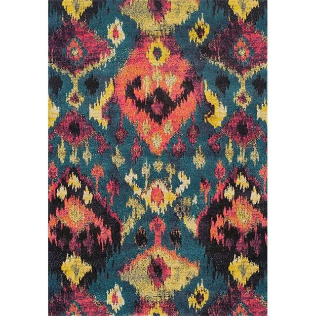 Dalyn MG525TE3X5 3 Pi 3 Po x 5 Pi 3 Po Zone de Sarcelle Gris Moderne Rug
