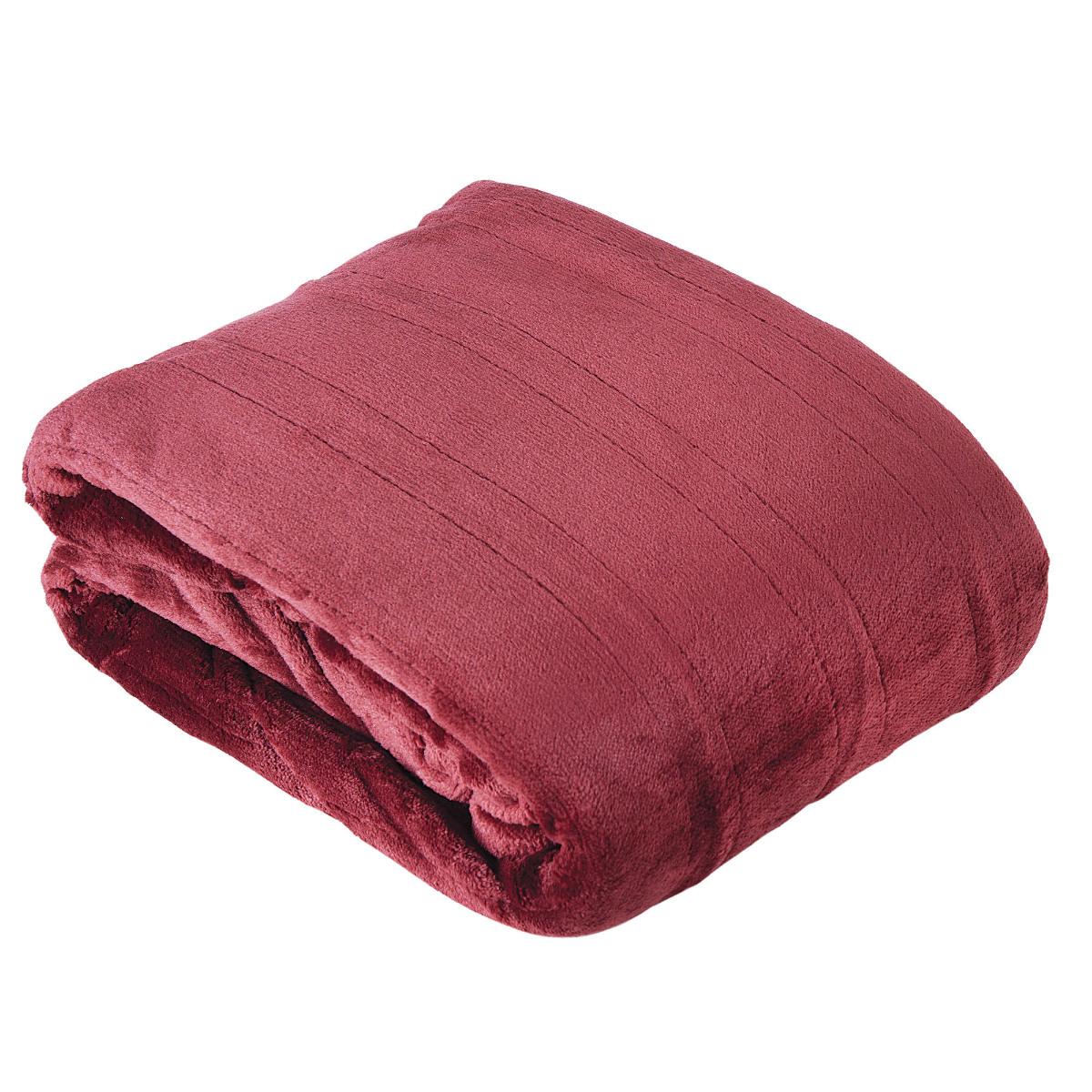 Westerly Electric Heated Throw Blanket, Wine