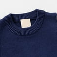 thumbnail image 5 of Curuila Toddler Boys Knit Vest Sweater Cartoon Print Crew Neck Sleeveless Top Casual Comfortable Soft Warm Pullover Navy Size 1-2 Years, 5 of 8