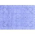thumbnail image 1 of Ahgly Company Indoor Rectangle Abstract Blue Modern Area Rugs, 2' x 4', 1 of 4