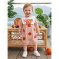 thumbnail image 4 of RUINIXCW Newborn Baby Boy Girl Game Day Outfit Infant Baby Boys Summer Fall Clothes Striped Romper Football Baseball Basketball Embroidery Doll Collar Short Sleeve Jumpsuit, 4 of 9