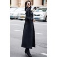 thumbnail image 3 of Gabardina Ebossy para mujer con doble botonadura, color negro, 3 of 6