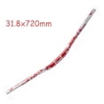 thumbnail image 3 of 720MM / 780MM Mountain Bike Handlebar 31.8mm Aleac Riser Long Red 720mm, 3 of 8