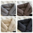 thumbnail image 3 of Winter Down Scarf Women and Men Down Filling Plain Windproof Ultralight Neck Warmer Padded Scarves for Cycling Hiking, 3 of 15